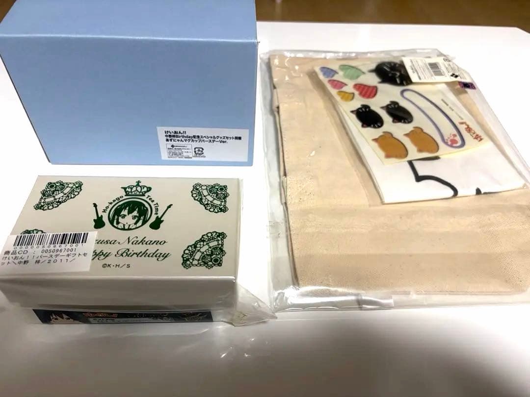けいおん！！ 中野梓 バースデーセット 2種 まとめ売り マグカップ オルゴール