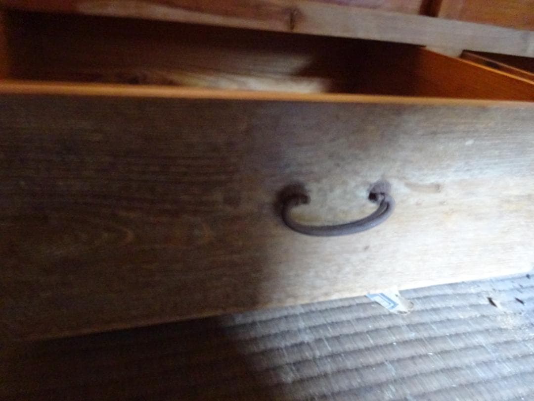 ★最終値 水屋　食器棚　アンティーク　レトロ　古民家蔵出　箪笥　古い家具 訳あり