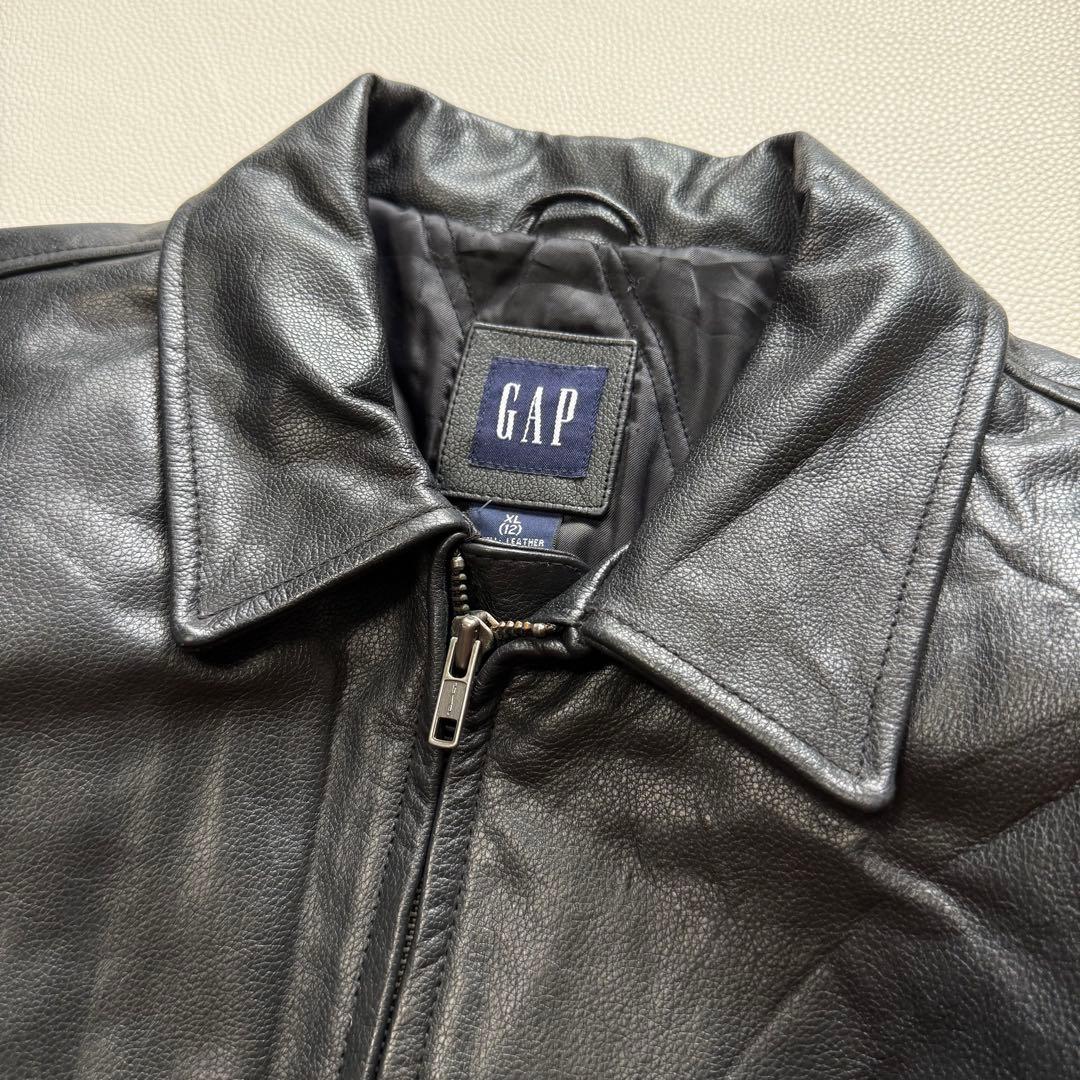 90's OLD GAP ジップアップ レザー カーコート レザージャケット