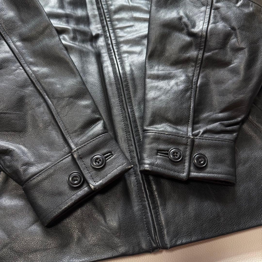 90's OLD GAP ジップアップ レザー カーコート レザージャケット