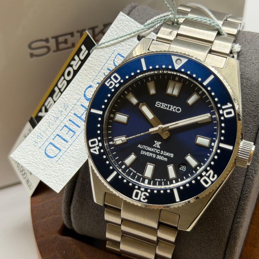 【新品未使用】セイコー　SBDC195 6R55-00G0 箱付　自動巻