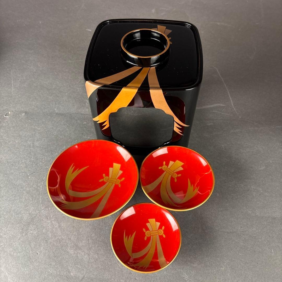 輪島塗　屠蘇器　寿光斎