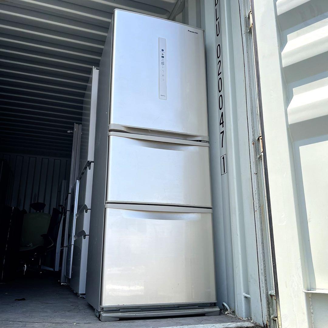 取付無料！パナソニック エコナビ搭載！スタイリッシュゴールド3ドア冷蔵庫！洗濯機