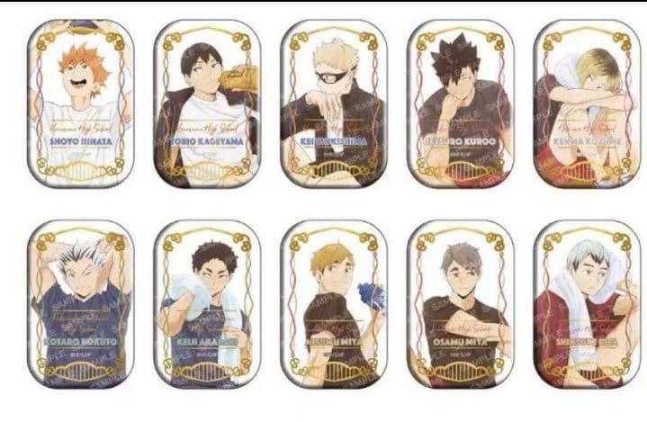 ハイキュー！！スクエア缶バッジ(クールダウン)＜セブンネット限定＞