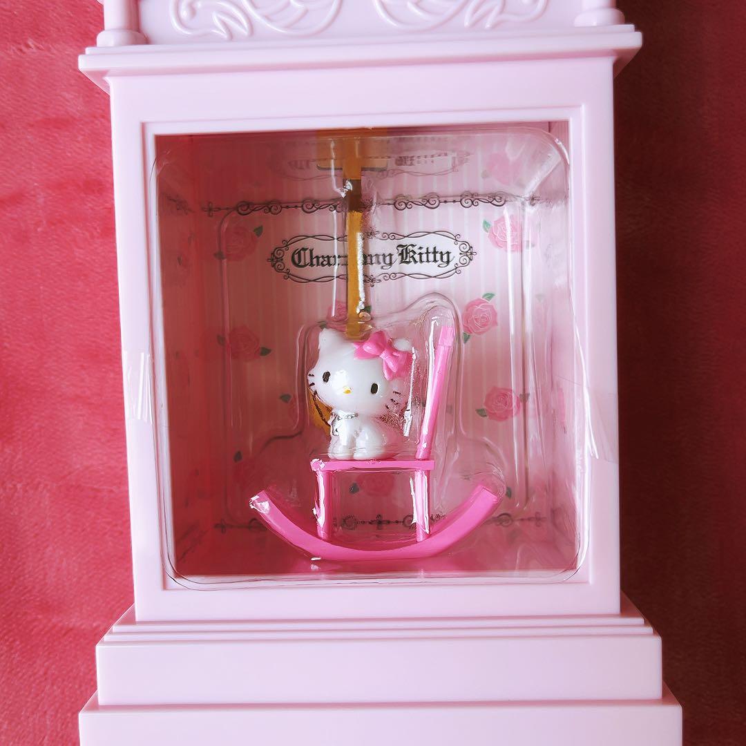 希少激レア　チャーミーキティ　振り子時計　ミニ　2006 サンリオ　平成レトロ