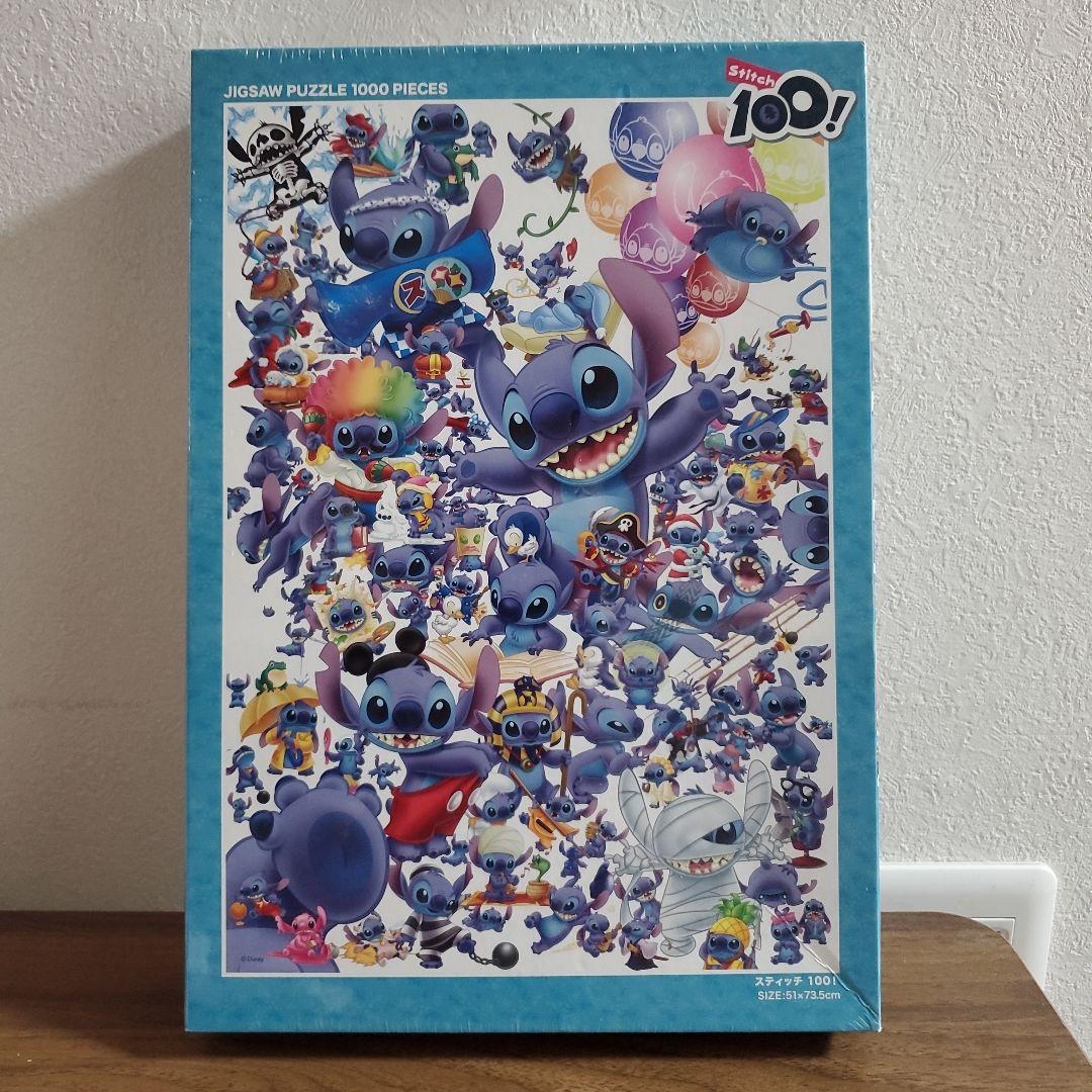 ディズニー スティッチ 100 ! ジグソーパズル テンヨー 1000ピース