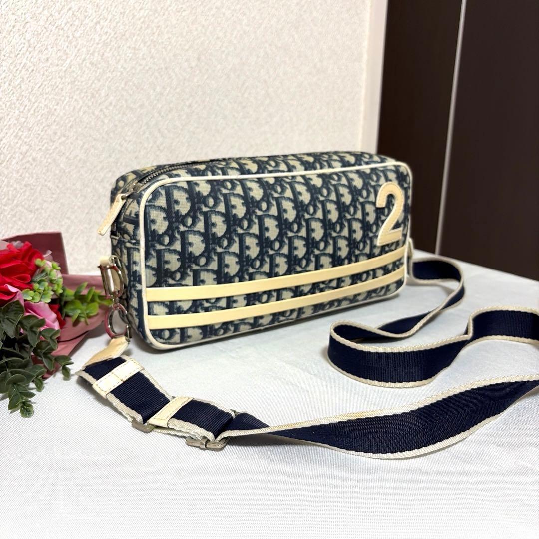 Christian Dior ディオール トロッター柄 ナンバー2 ショルダー