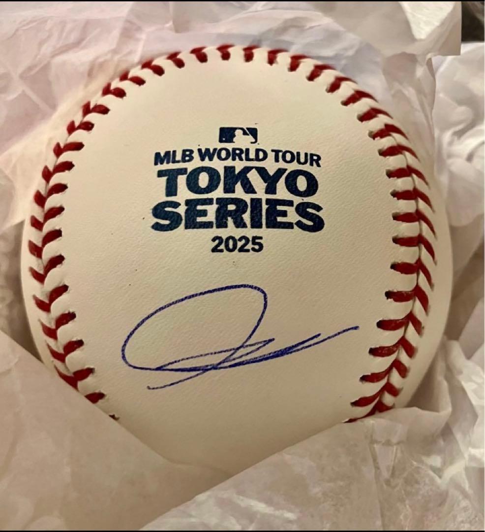j1016　今永昇太　直筆サイン入りボール　東京シリーズ　シカゴ・カブス