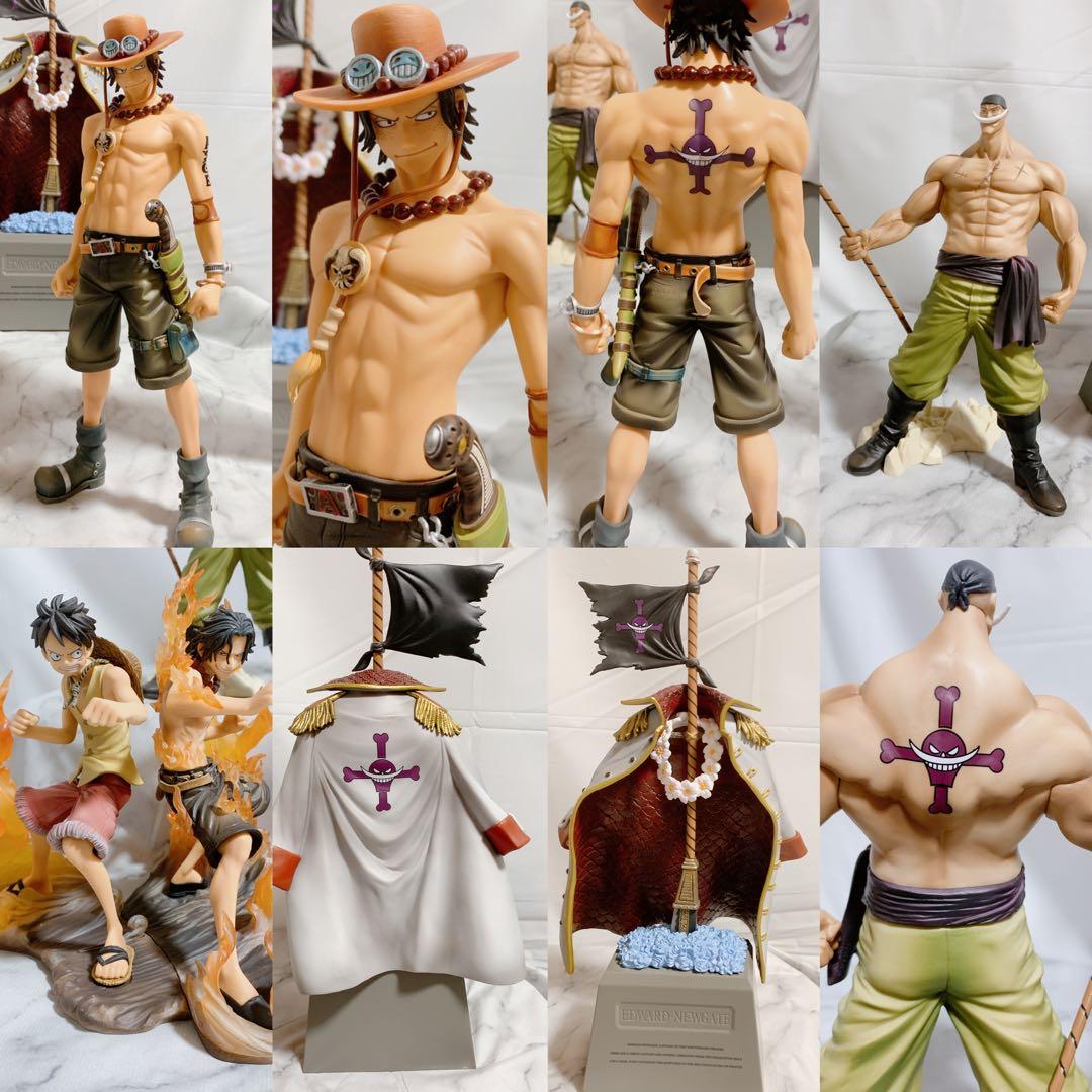 ONEPIECE ワンピース　フィギュア　白ヒゲ　エース　ルフィ　兄弟　墓