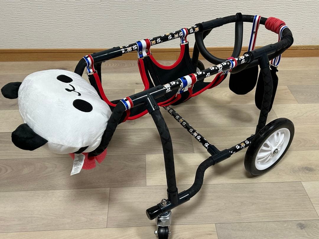 【高強度／超軽量】犬用車椅子 柴犬 四輪車 柴犬柄