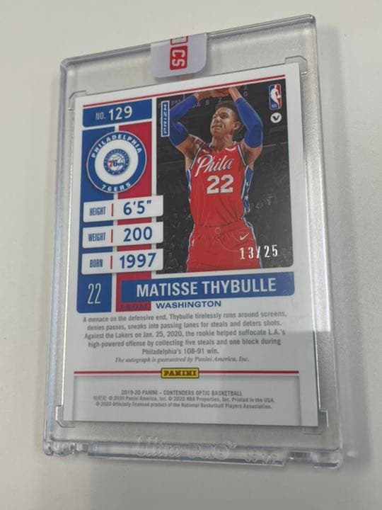 Panini Contenders optic サイブル 25枚限定直筆サイン