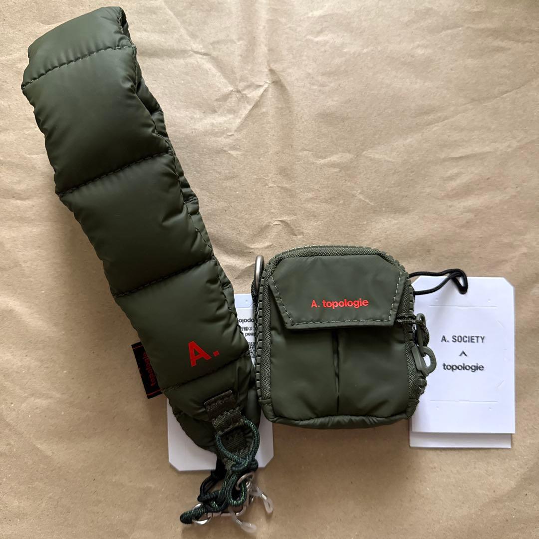 Topologie x A.SOCIETY パファーストラップ サコッシュ