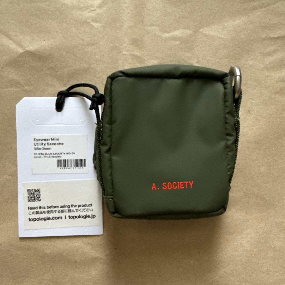 Topologie x A.SOCIETY パファーストラップ サコッシュ