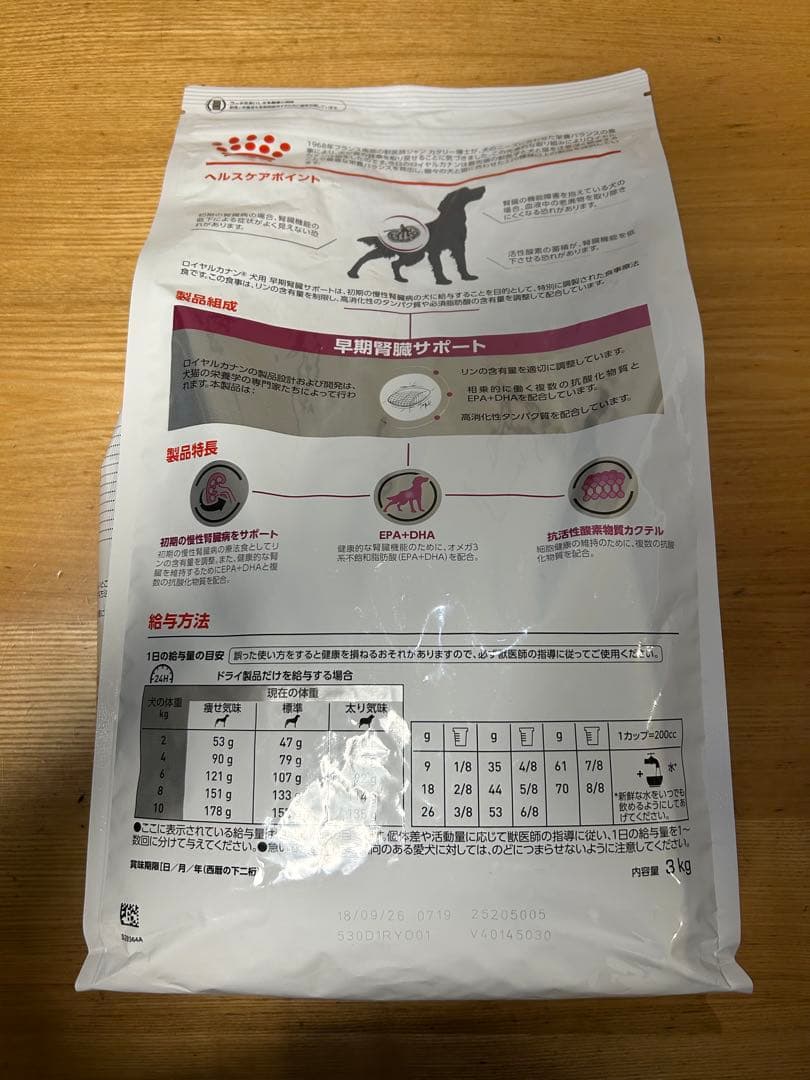 ちゃおさん専用 CANIN 早期腎臓サポート 3kg×3袋