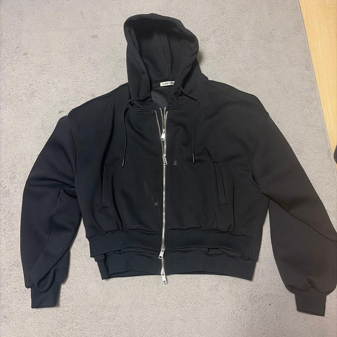 らんくん着用！レイヤードジップパーカー