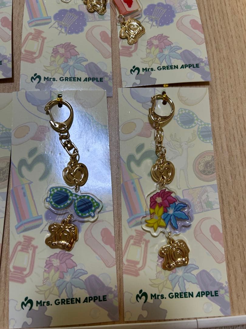 ち*ん様 Mrs. GREEN APPLE ポップアップ ランダムチャームキーホ