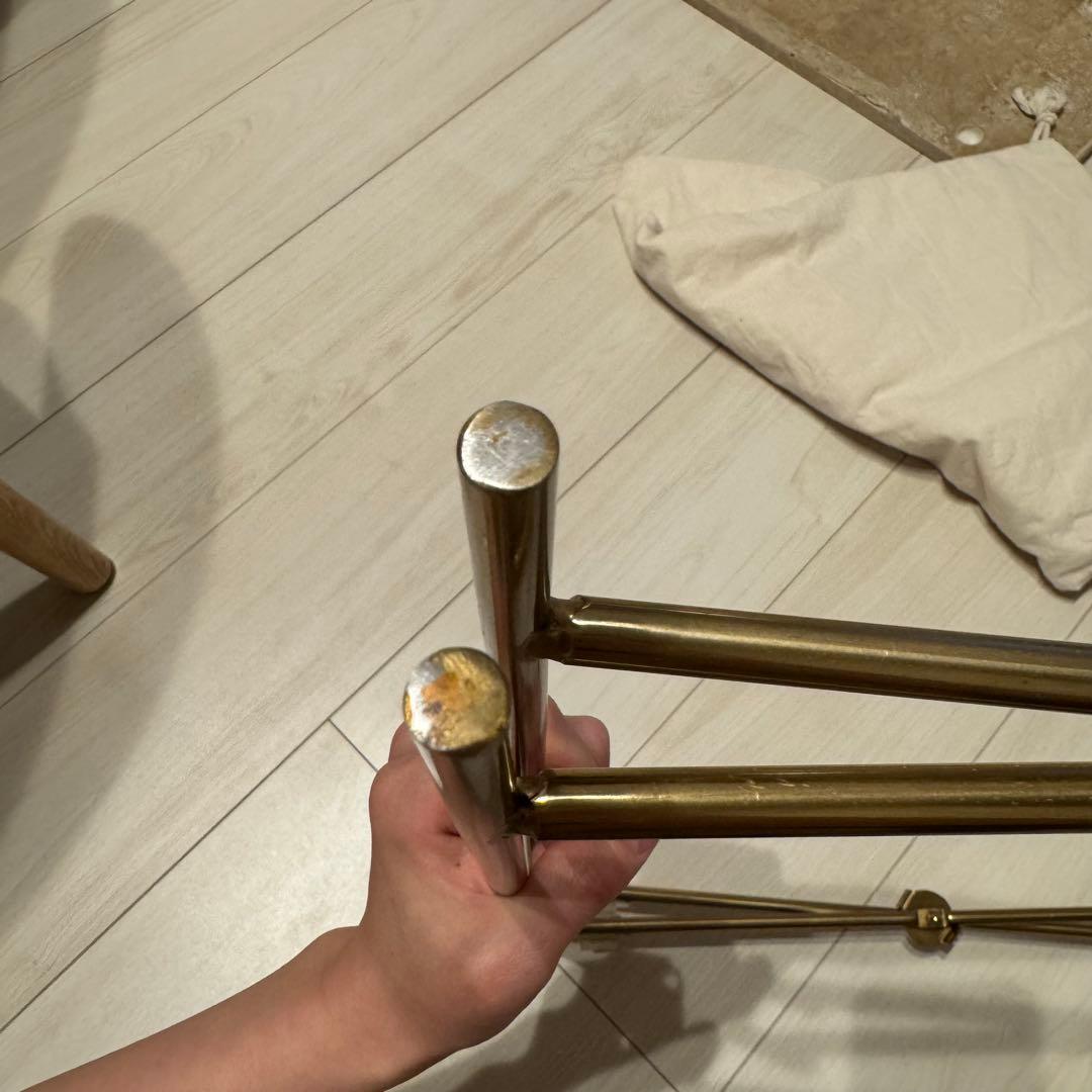 zara / 天然石天板の長方形サイドテーブル