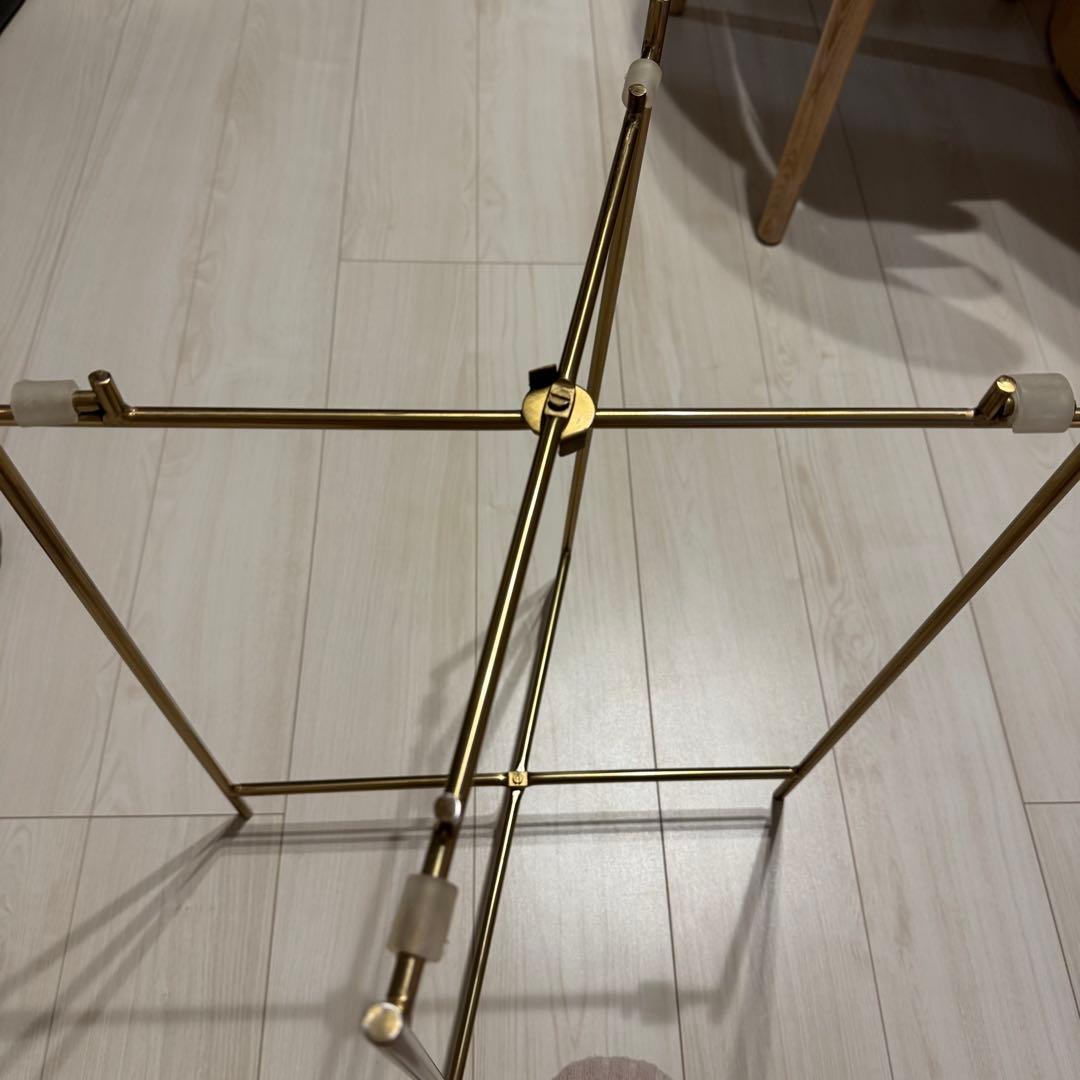 zara / 天然石天板の長方形サイドテーブル