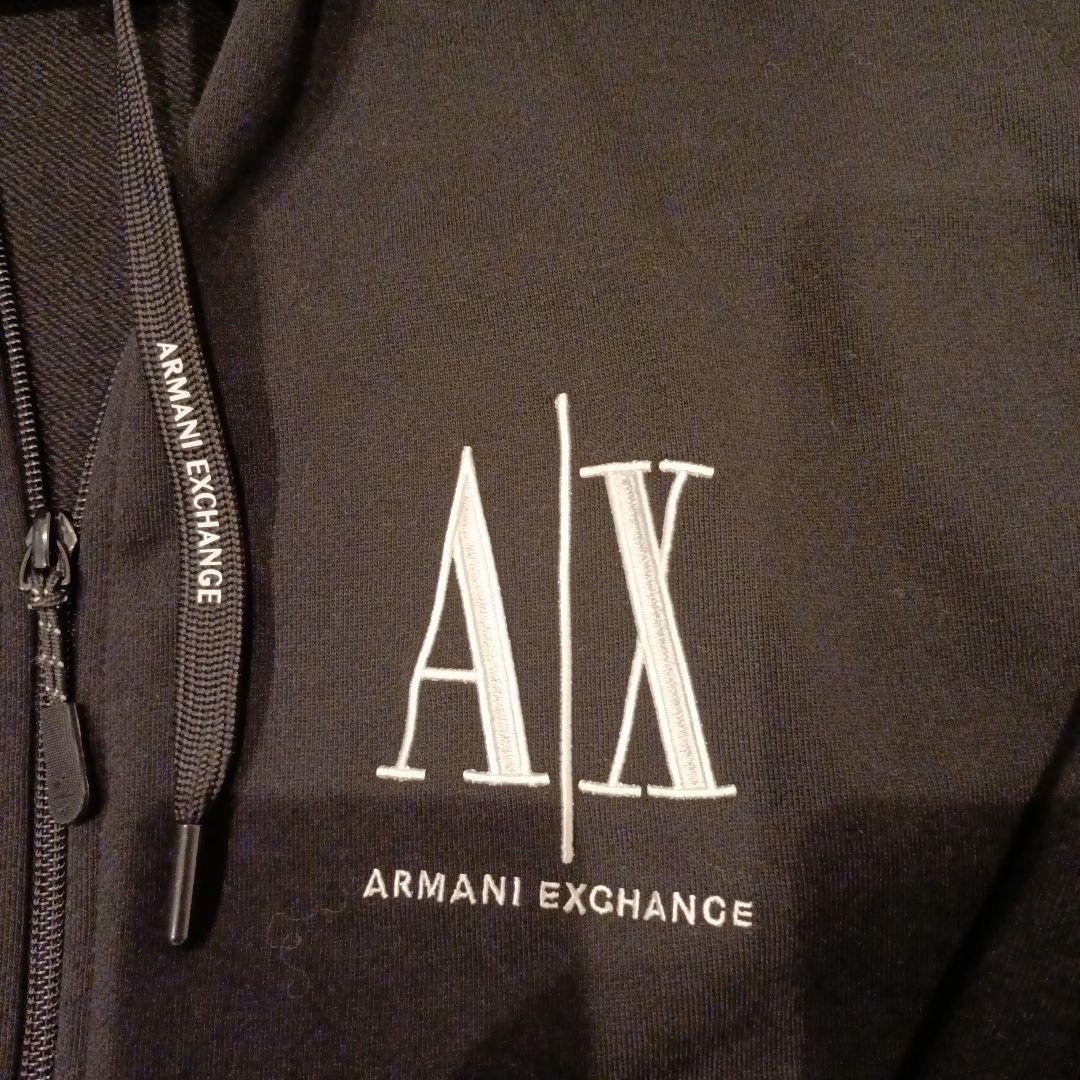 Armani Exchange パーカー XXL ブラック