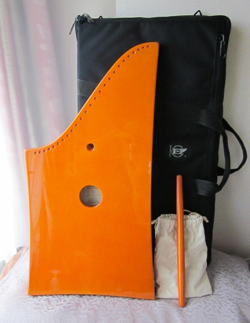 ドイツ製手工弦楽器　ヘルマンハープ25弦Mタイプ　専用保護バック付き