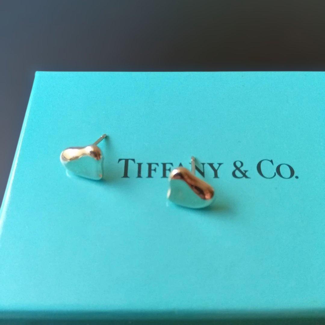 ☆美品☆ティファニー☆フルハ―ト　シルバーピアス925
