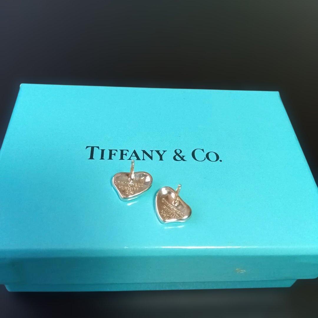 ☆美品☆ティファニー☆フルハ―ト　シルバーピアス925
