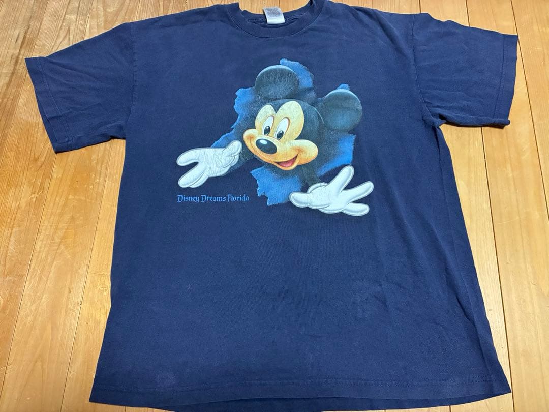 ヴィンテージ　Disney Mickey Mouse Tシャツ 90s XL