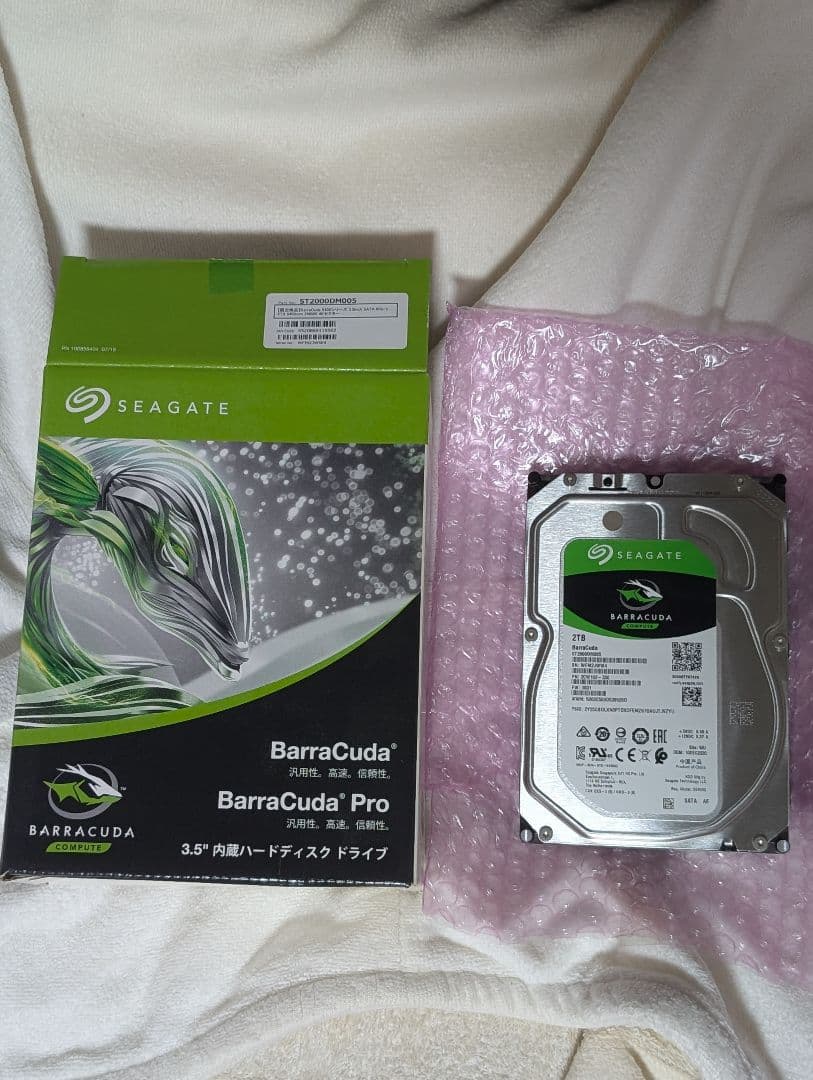 Seagate Barracuda Pro 3.5インチ 2TB HDD
