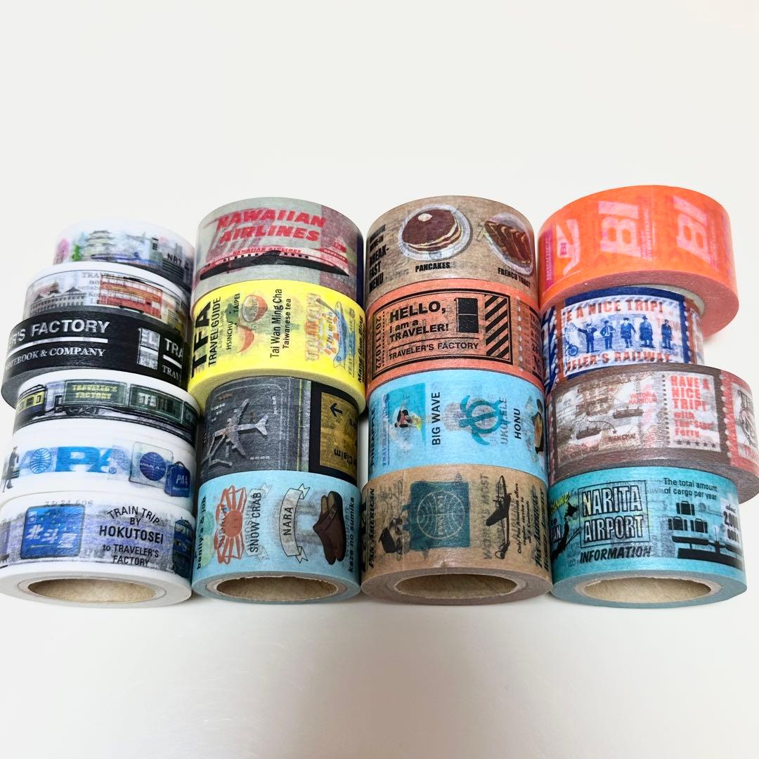 トラベラーズファクトリー 限定マスキングテープ 18本セット 中古