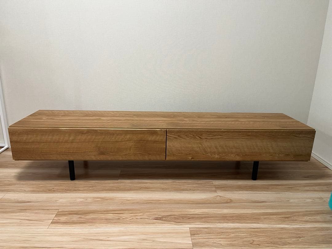 LOWYA【ロウヤ】　ローテレビ台　180cm　シャビーナチュラル