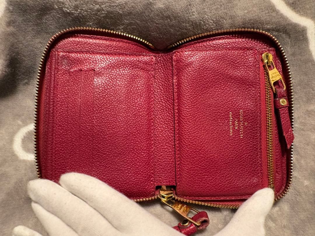 か*ん様 ルイヴィトン アンプラント スクレットロン コンパクト 折り財布 正規