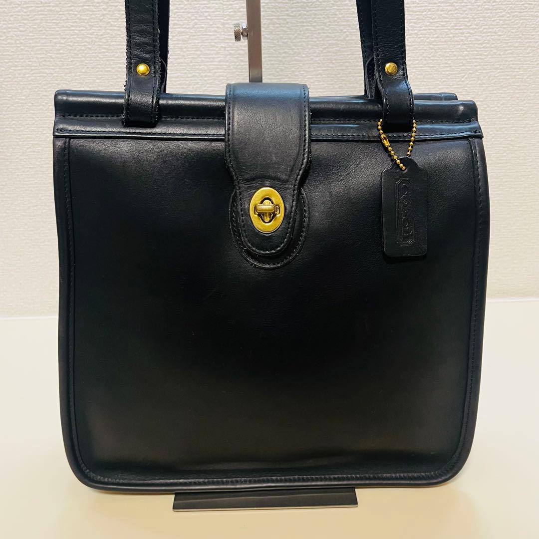 【激レア】OLD COACH USA製 ウィリスバッグ ブラック 肩掛け