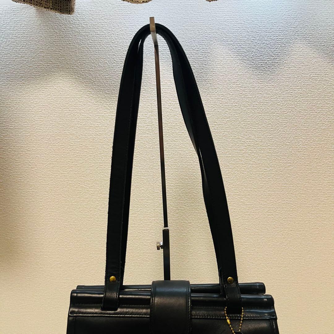 【激レア】OLD COACH USA製 ウィリスバッグ ブラック 肩掛け