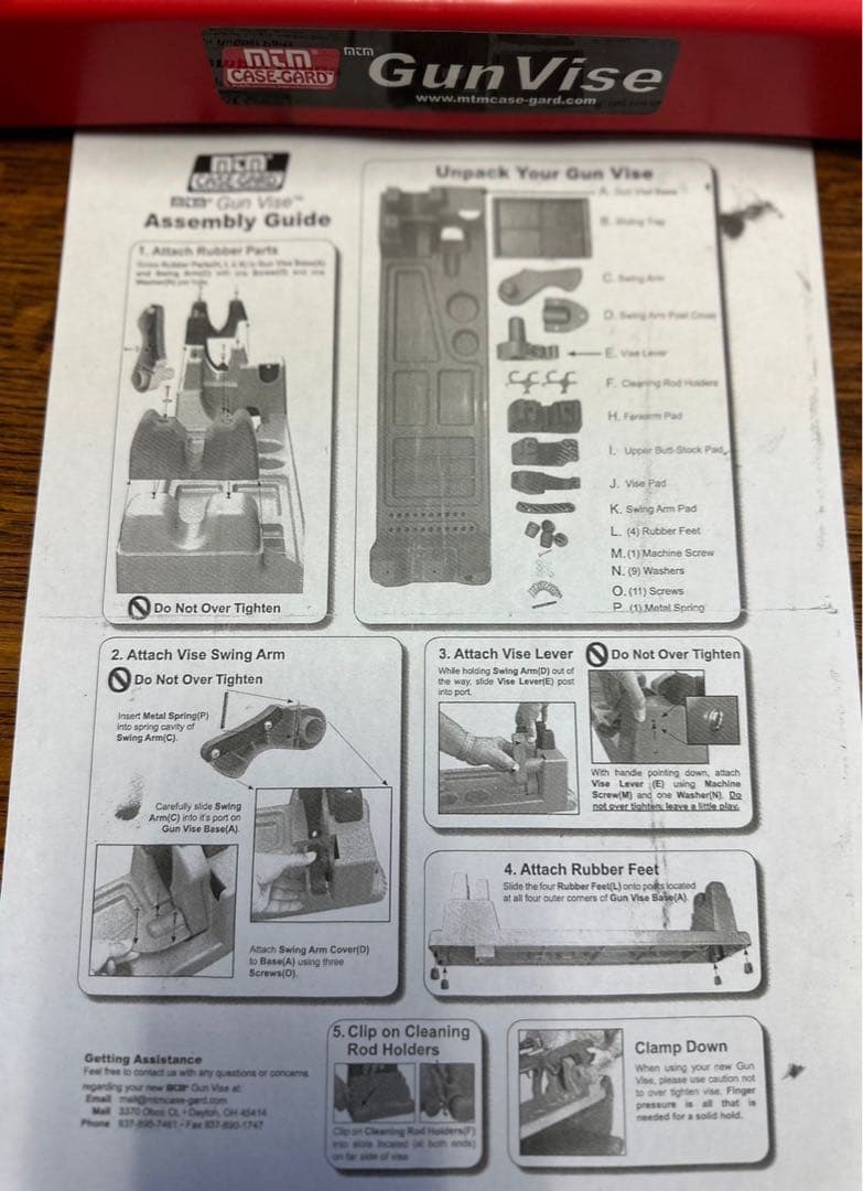 MTM GunVise ガンバイス　ライフル用