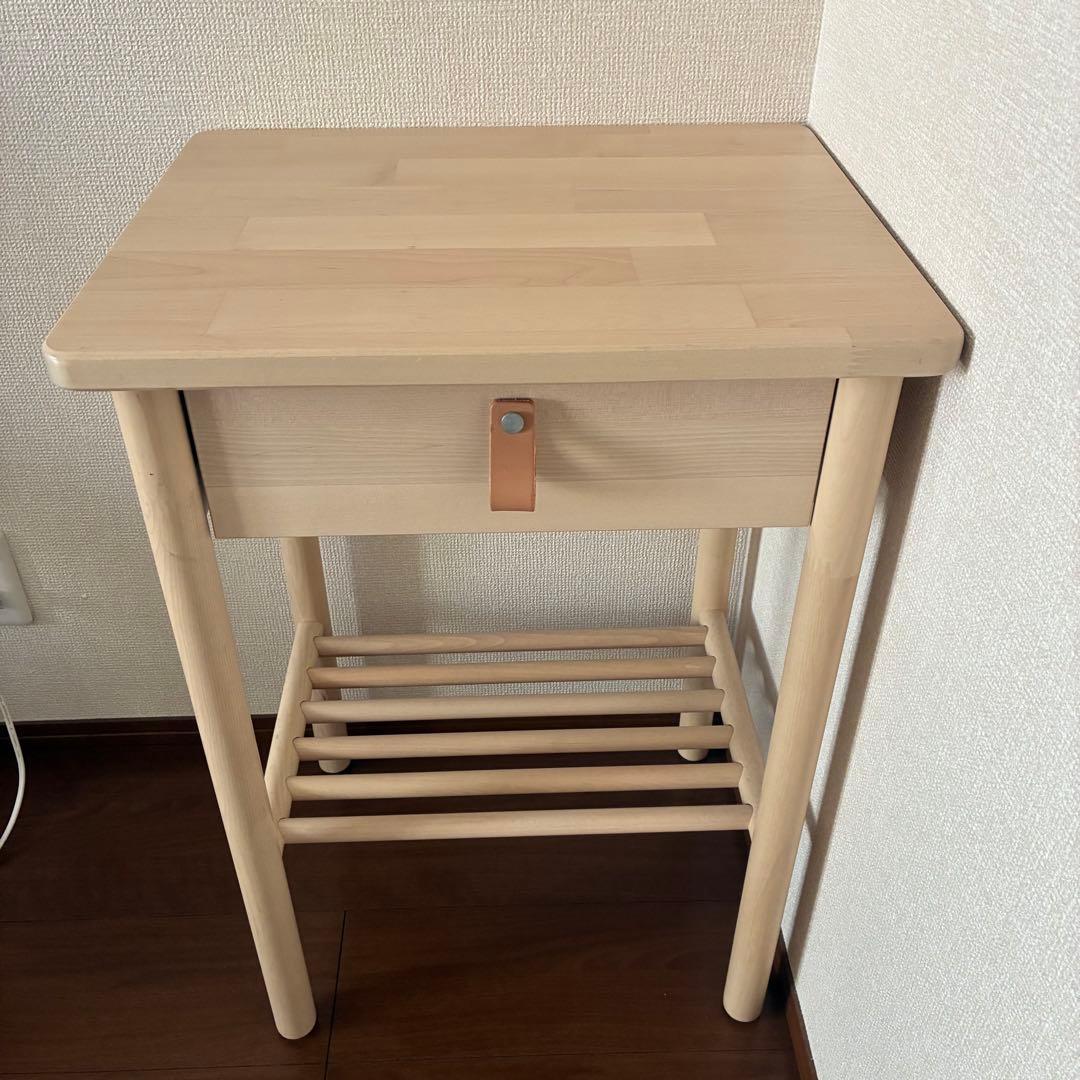 【最終値下】IKEAビョルクスネース チェスト／サイドテーブル
