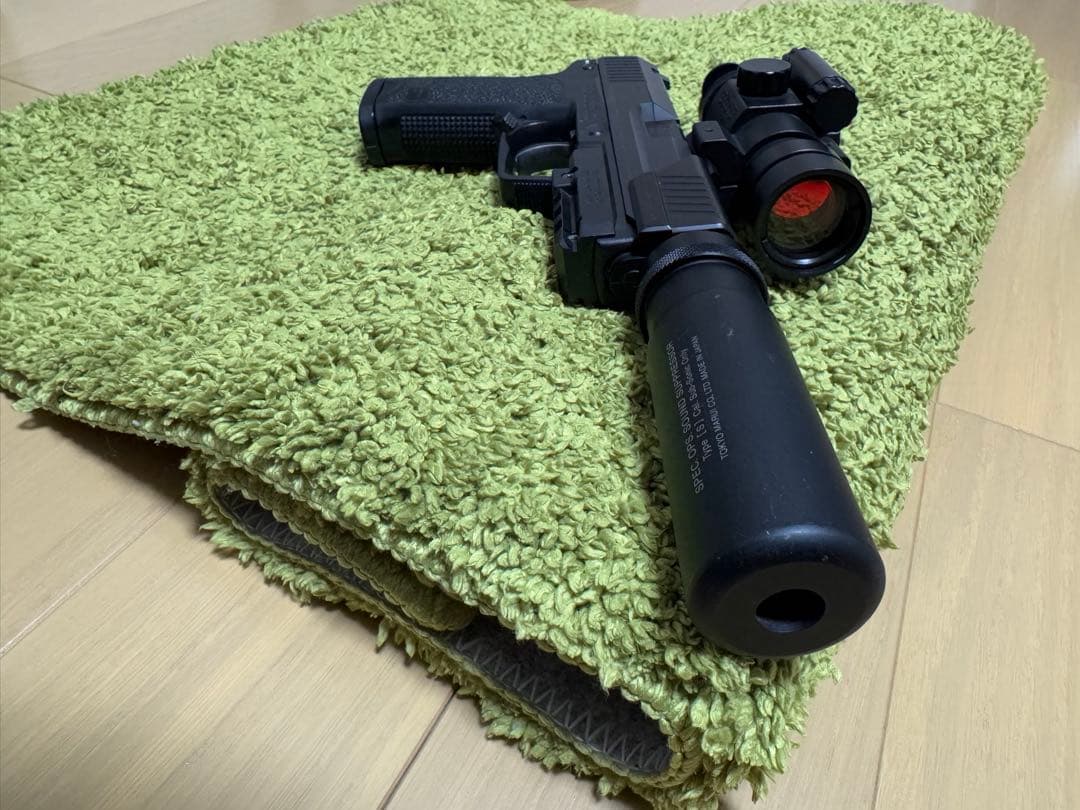 【東京マルイ】H&K USP サプレッサー　サイト付き