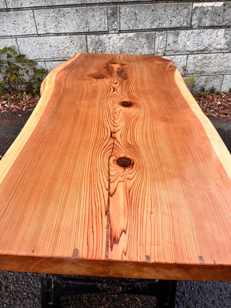 紀州杉　一枚板　ダイニングテーブル