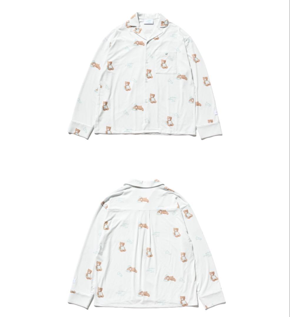 新品未開封 gelato pique JIN クマ柄 カーディガン パジャマ