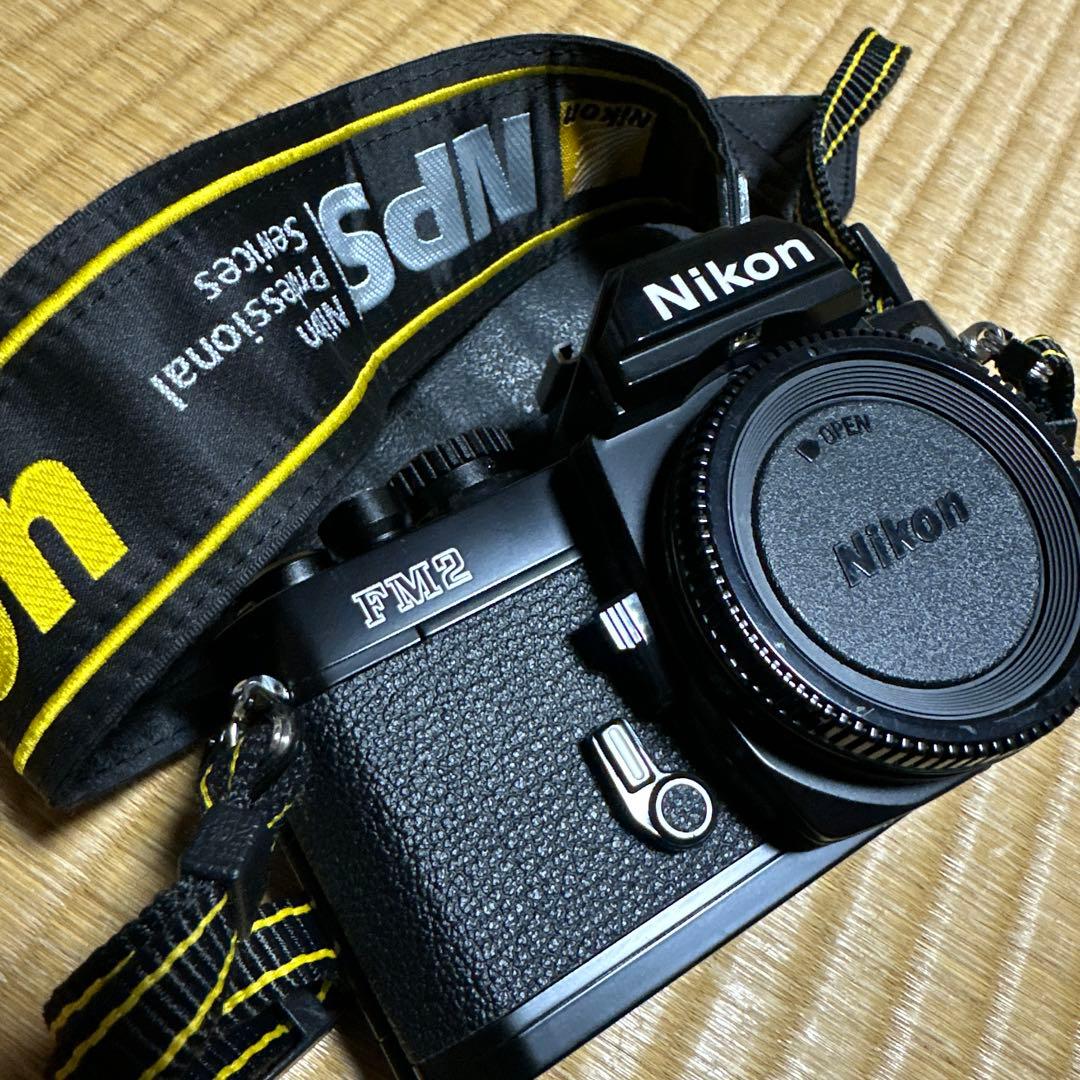 Z*n様 Nikon NewFM2 NPS ストラップ付き フィルムカメラ ブラ