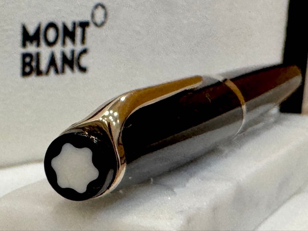 【極美品】モンブラン万年筆 No12 1960s ペン先18c 750 ブラック