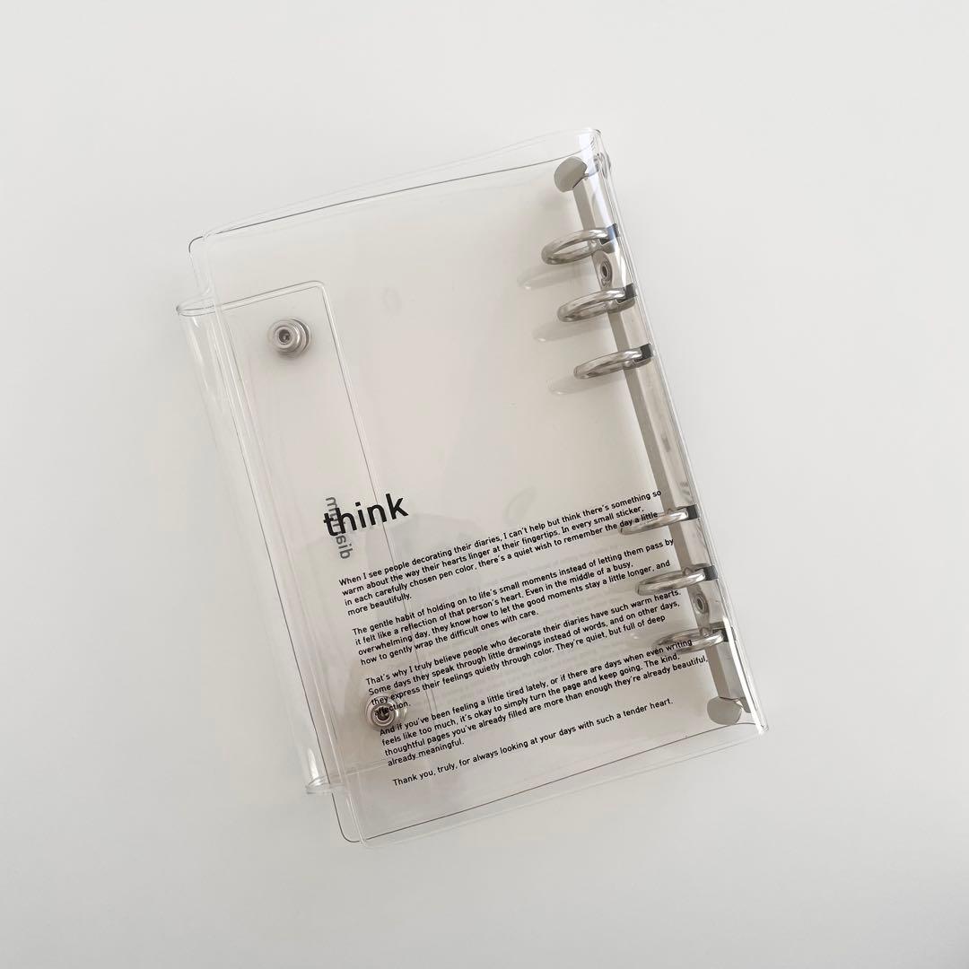 早い者勝　韓国　貯金　バインダー　カバー　A6 diarium 推し活 No.1