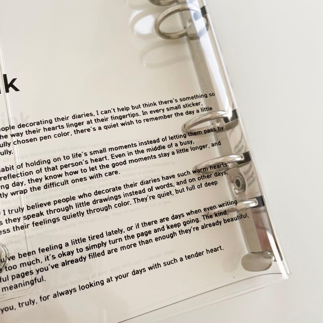 早い者勝　韓国　貯金　バインダー　カバー　A6 diarium 推し活 No.1