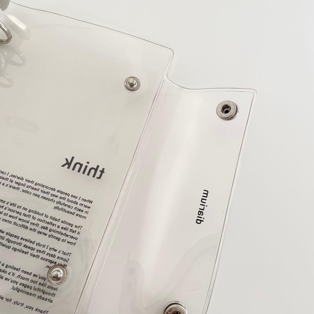 早い者勝　韓国　貯金　バインダー　カバー　A6 diarium 推し活 No.1