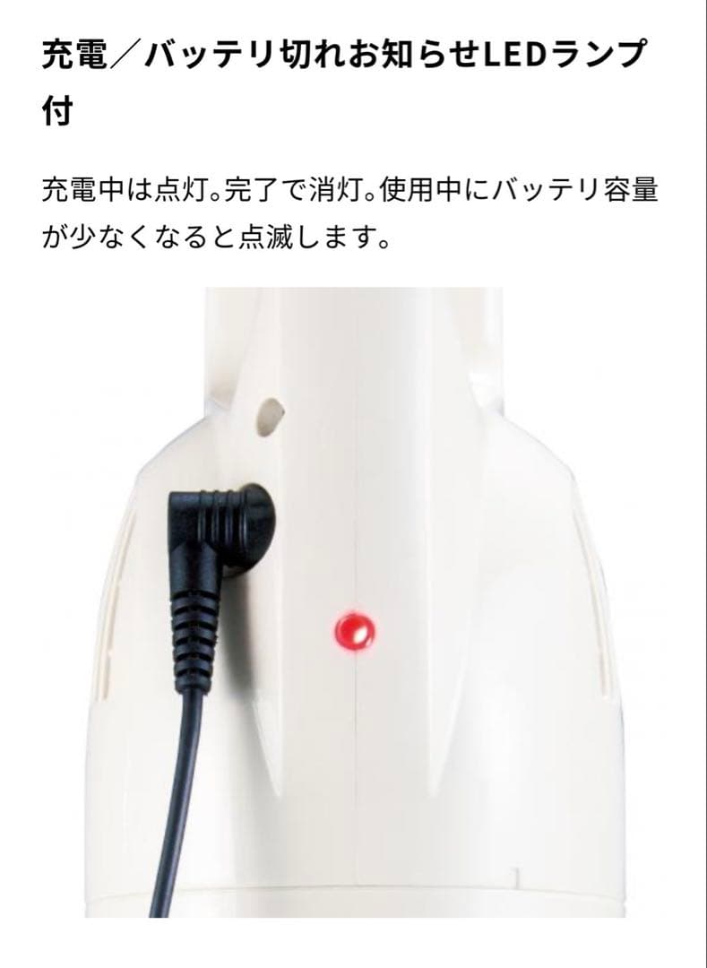 マキタ(Makita) 充電式クリーナ（アイボリー）　CL116DWI