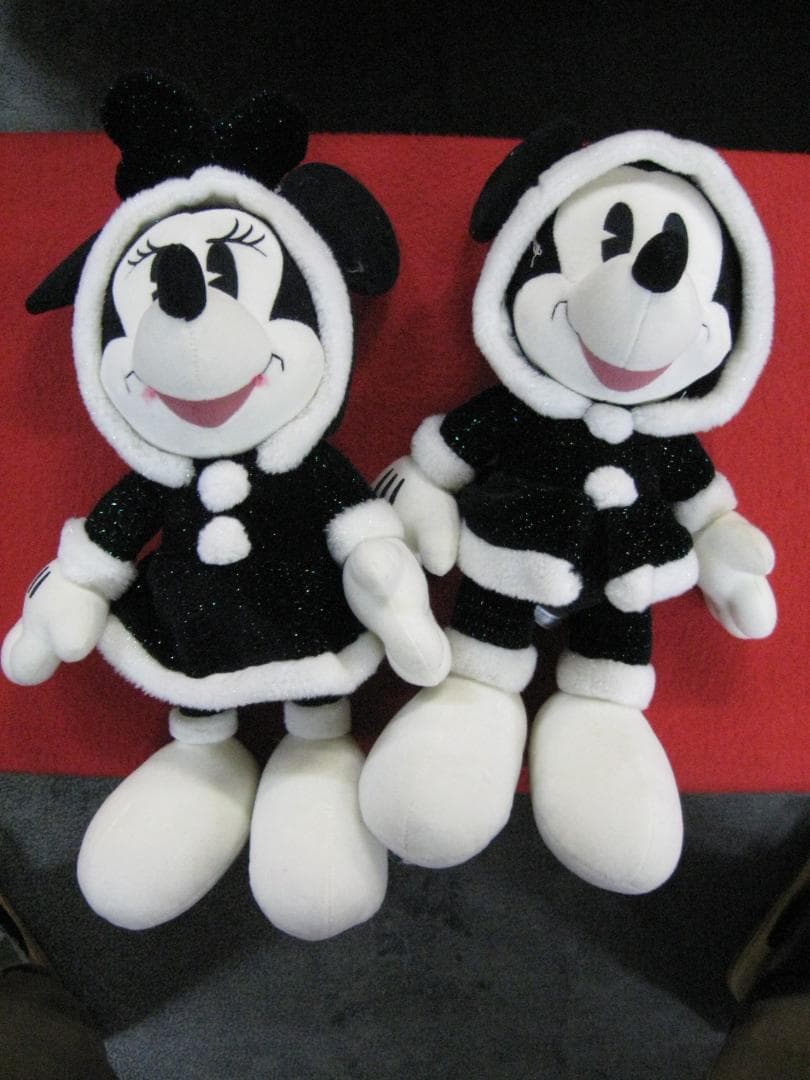 エスキモー風　ミニーマウスミッキーマウス　　ぬいぐるみセット