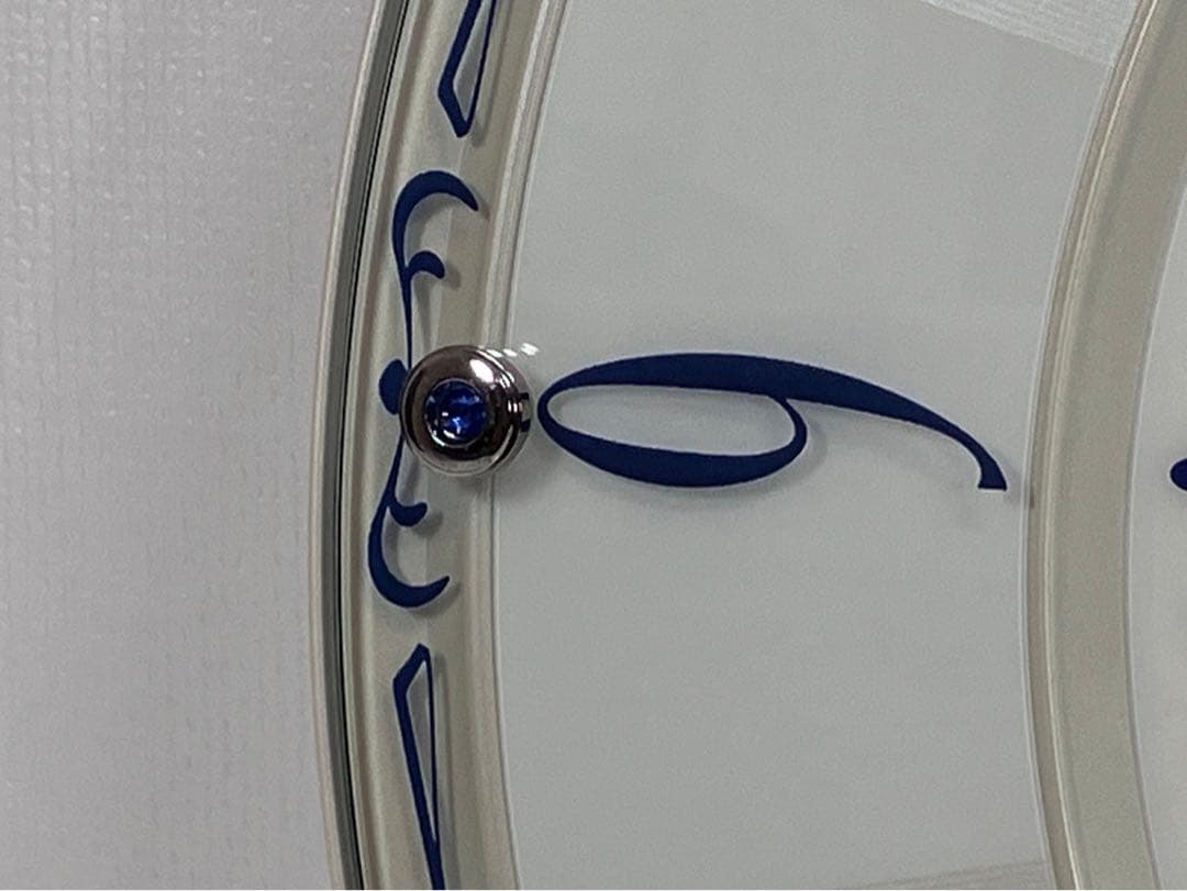 セイコークロック 掛け時計 白パール光沢 直径35.1×3.0cm KX504W