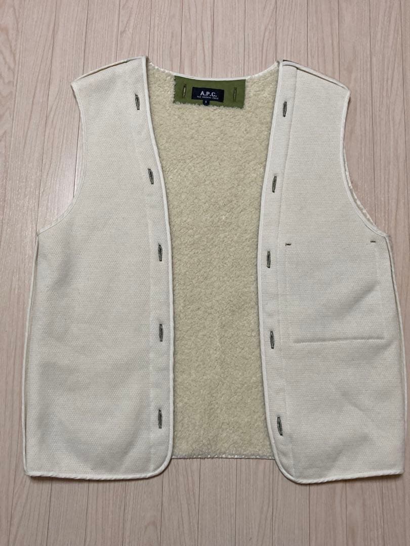 【週末セール】美品！A.P.C. アーペーセー コットンブルゾン ボアライナー付