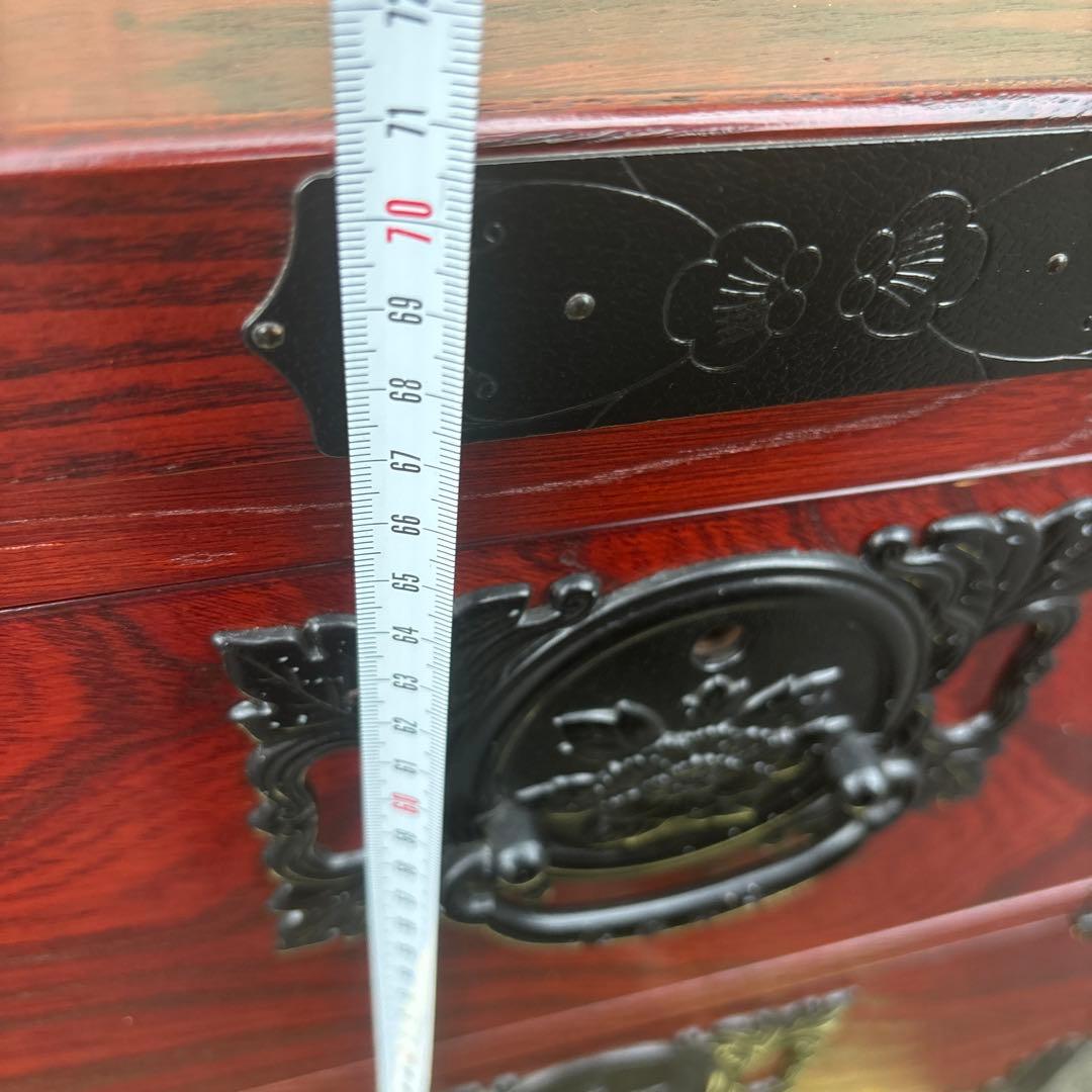 工芸家具　国産　飛鳥工芸　3段箪笥