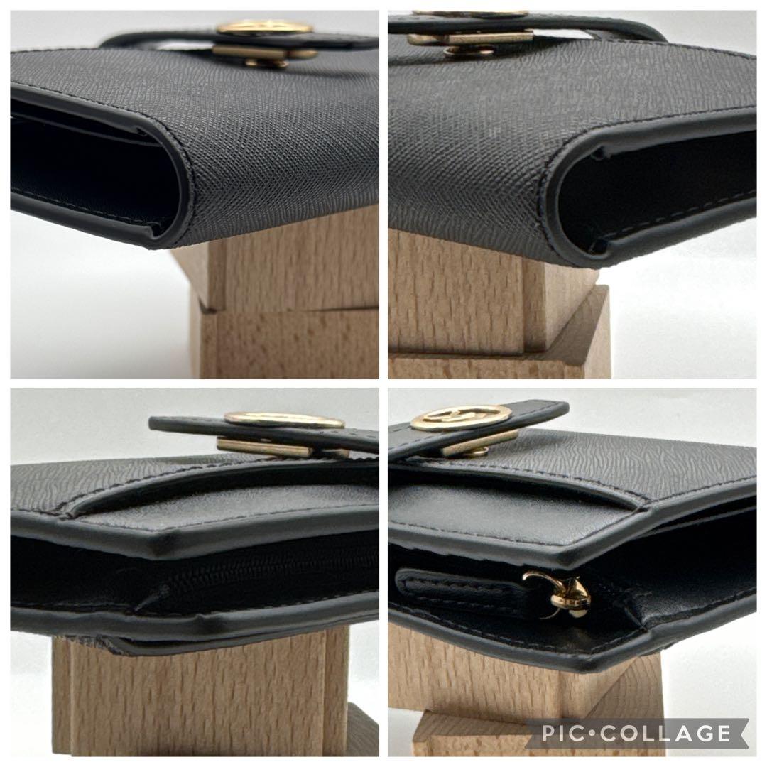 未使用　コンパクトな折り財布✨ MICHAEL KORS 折り財布 ブラック