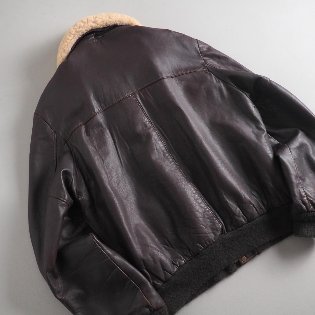 Schott　size40　シングルライダース　G-1　ダークブラウン　美品